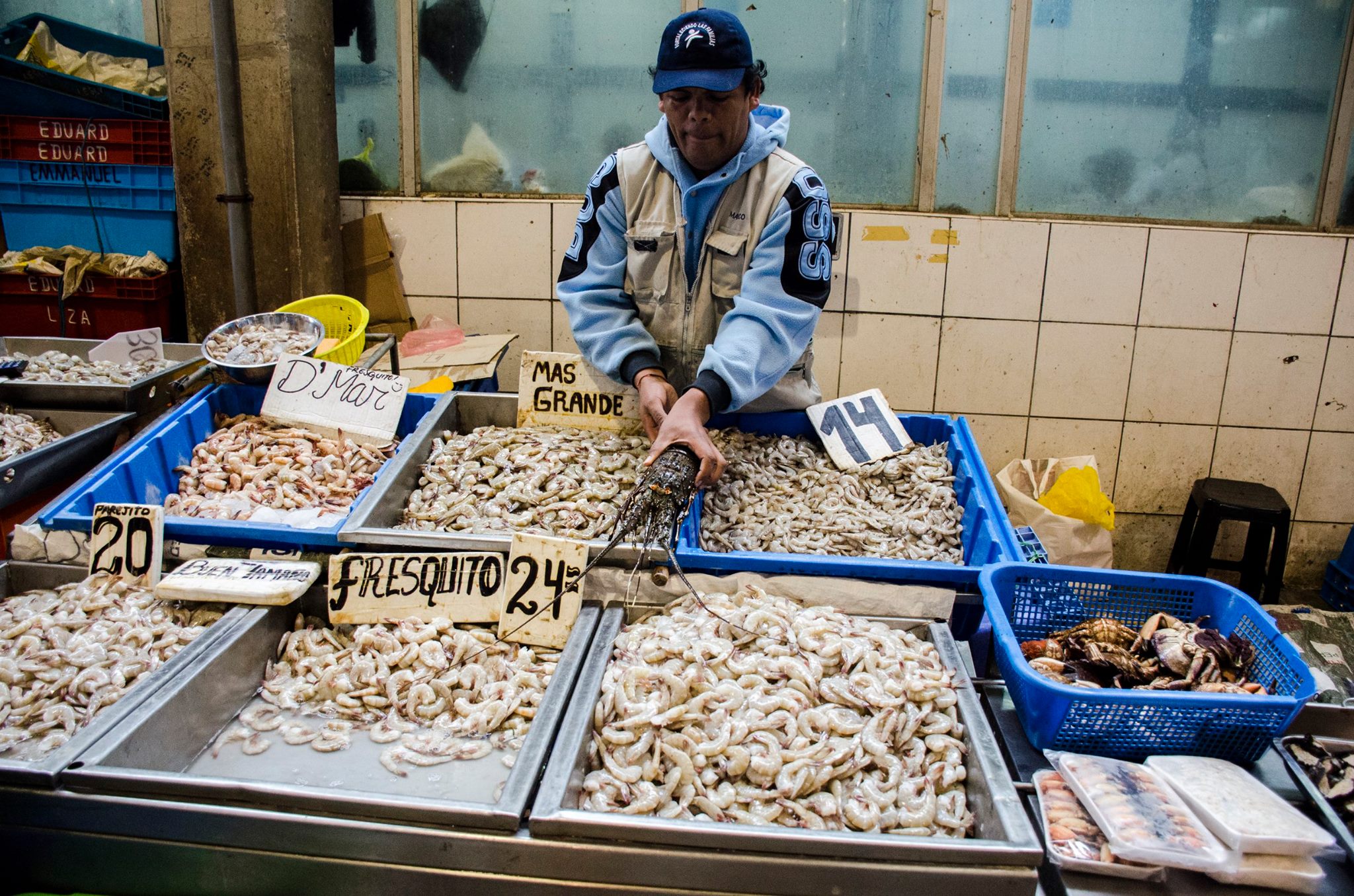 fish market in peru