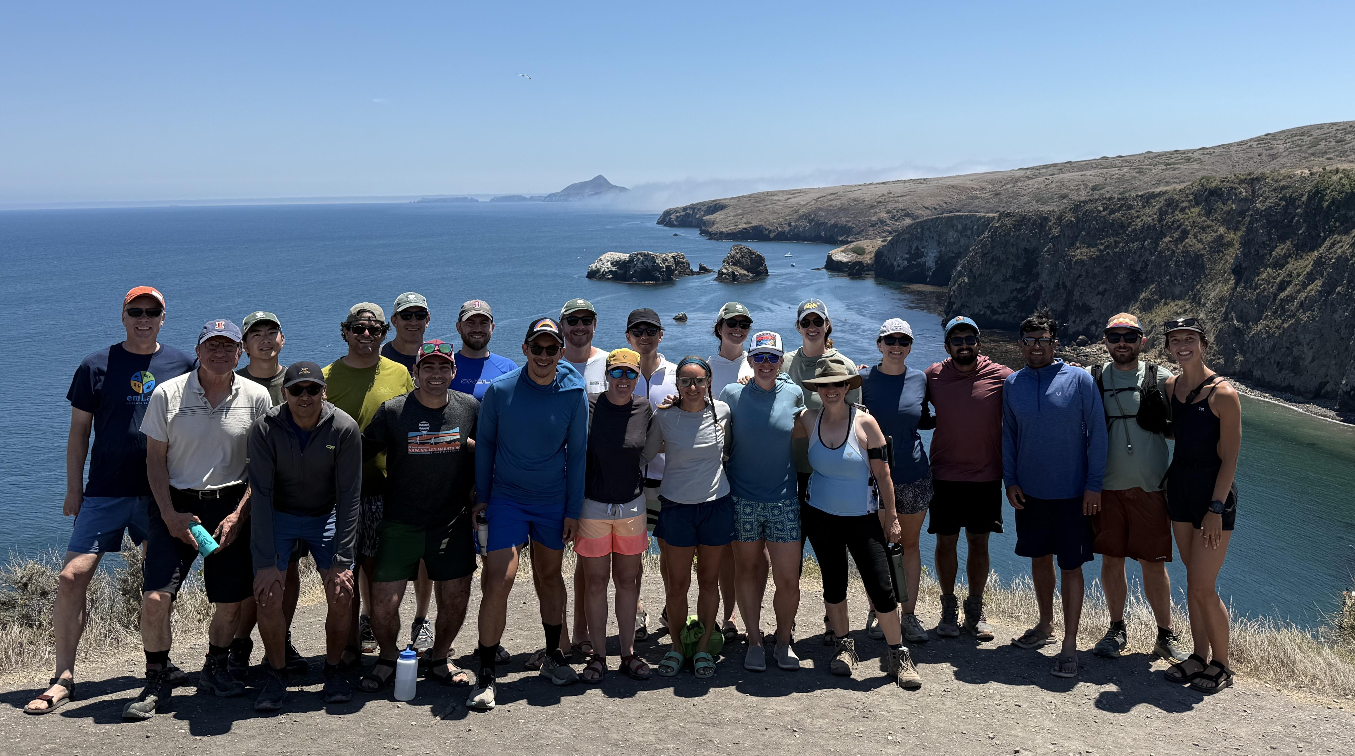 Team photo at Santa Cruz Islands.