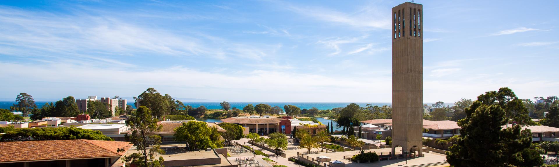 storke tower and ucsb campus