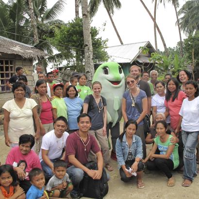 SFG team with community of fishers in the philippines