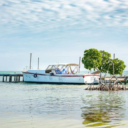belize fishing boat