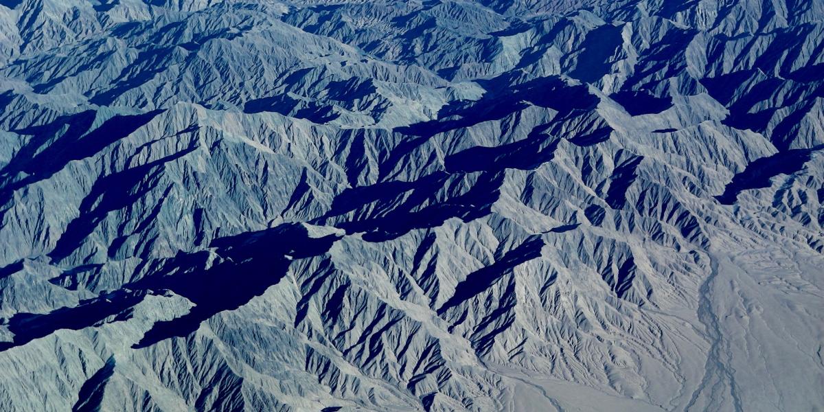 Photo of mountain ranges