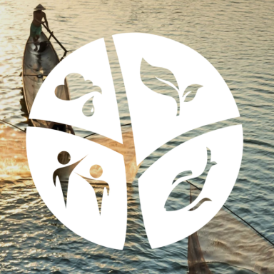 emlab logo over fishing boat